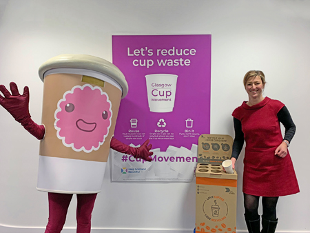 Catherine Gee with 'Beanie'